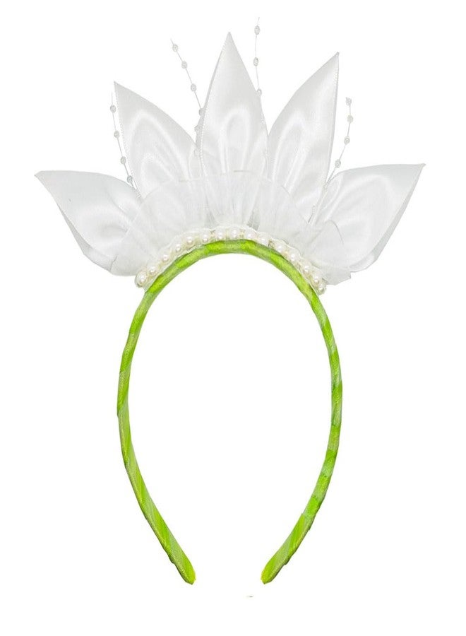 يوسبيبي إكسسوارات تنكرية للأميرة تيانا للبنات - طوق رأس للهالوين، هدايا حفلات الكريسماس للأطفال - Image 1